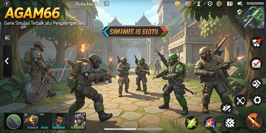 Screenshot AGAM66 menampilkan gameplay simulasi yang menarik dan interaktif.