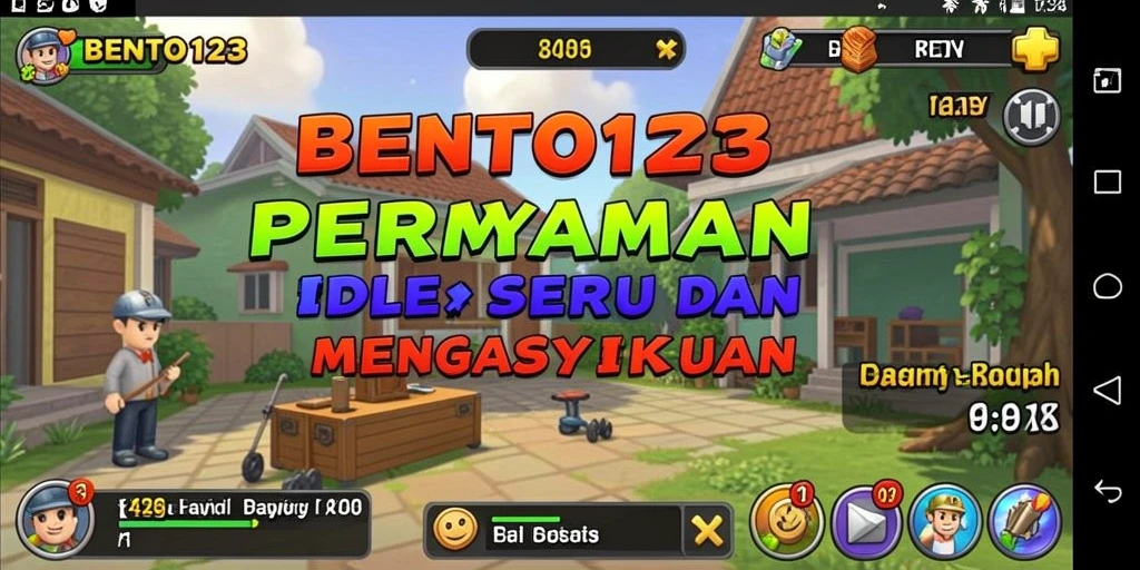 Tampilan screenshot BENTO123 menunjukkan aktivitas menyenangkan dalam gameplay Idle.