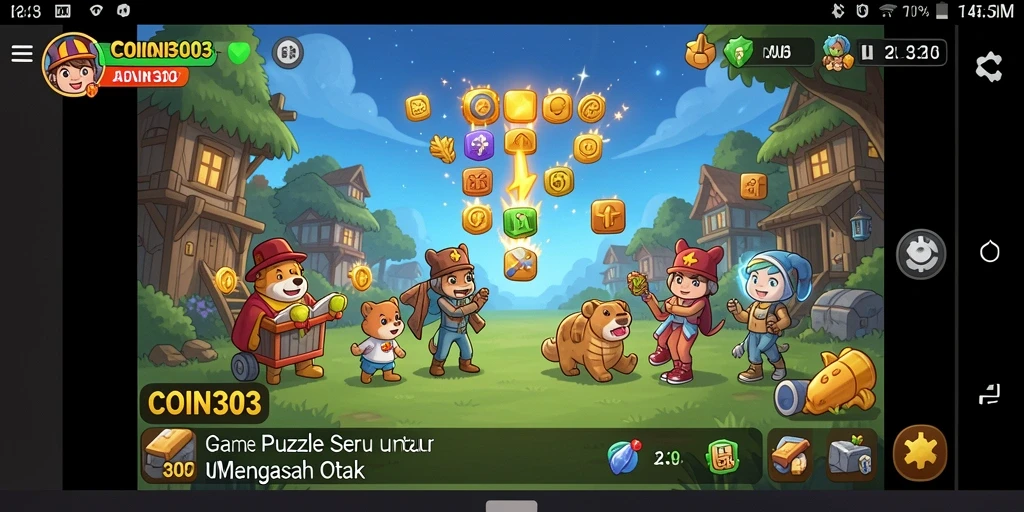 Tampilan gameplay seru dan menarik di COIN303.