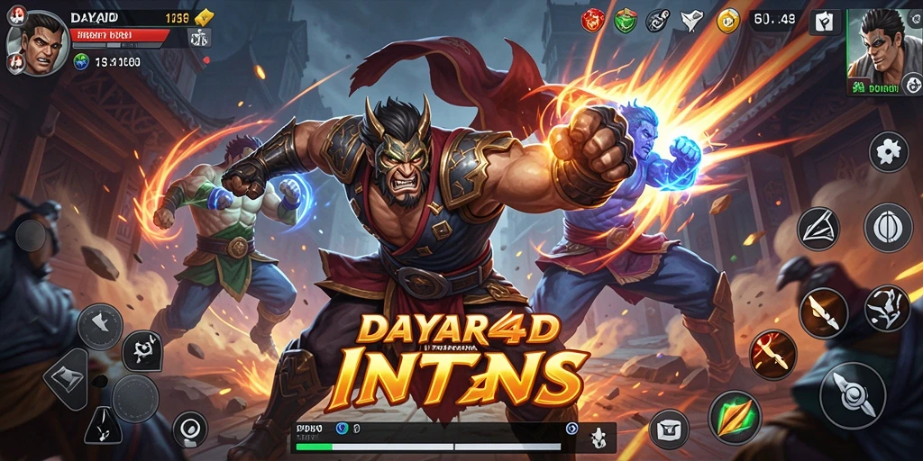 Tampilan seru pertarungan epik dalam DAYA4D.