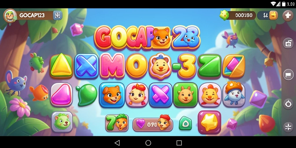 Tampilan gameplay seru dan menantang dari GOCAP123.