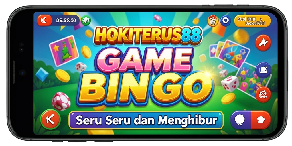Screenshot utama HOKITERUS88 menampilkan gameplay seru dalam permainan Bingo.