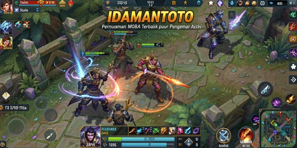 Tangkapan layar IDAMANTOTO menunjukkan aksi pertempuran yang mendebarkan dan karakter yang penuh warna.