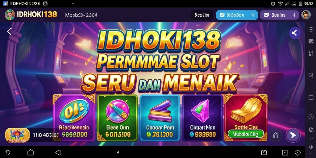 Tampilan gameplay menarik di IDRHOKI138 dengan grafis cerah.