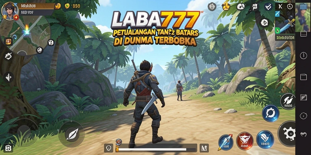 Tampilan gameplay yang mengagumkan di dunia Open World LABA777.
