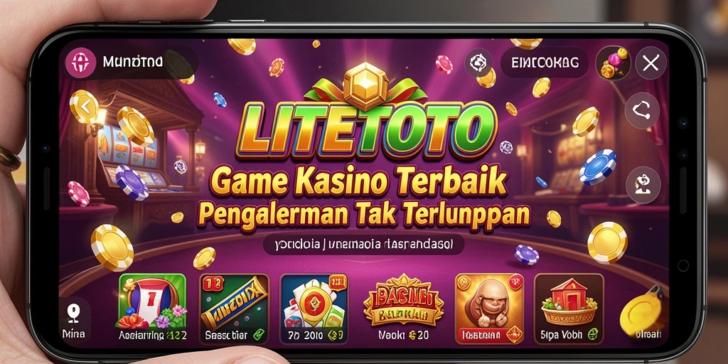 Screenshot LITETOTO menampilkan gameplay kasino yang mengasyikkan.