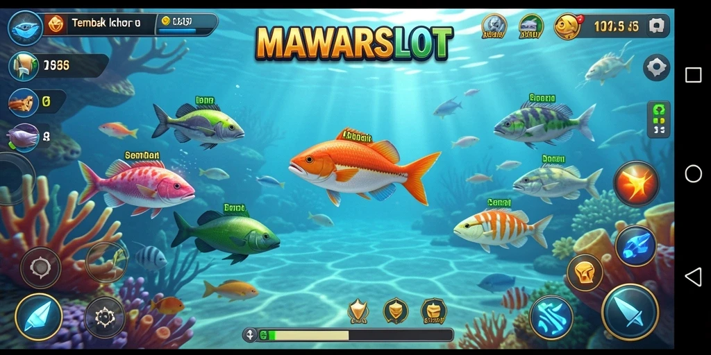 Tampilan gameplay seru dari MAWARSLOT yang penuh warna dan efek yang memukau.