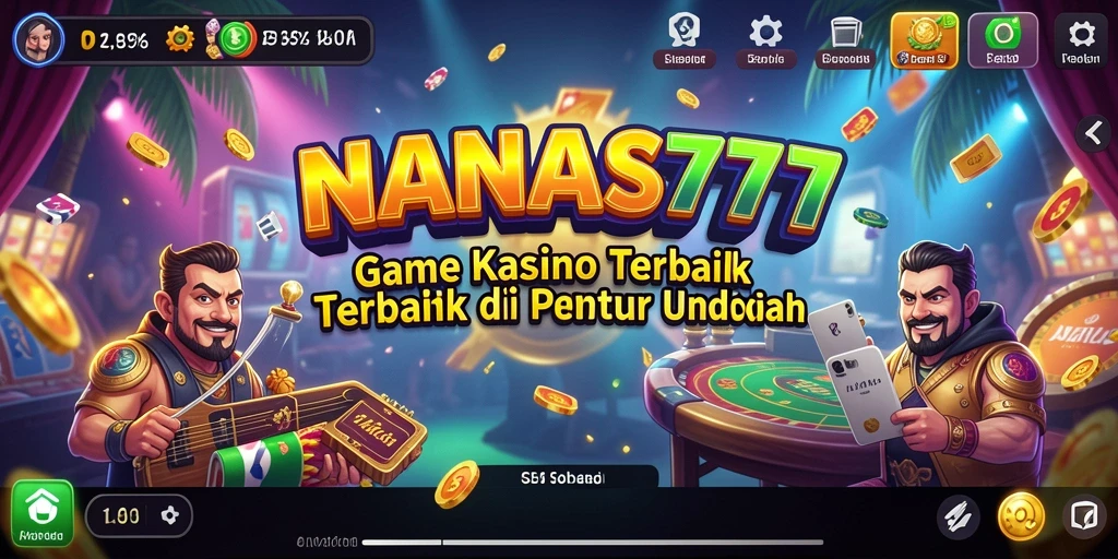 Tangkapan layar gameplay seru NANAS777 di Kasino.