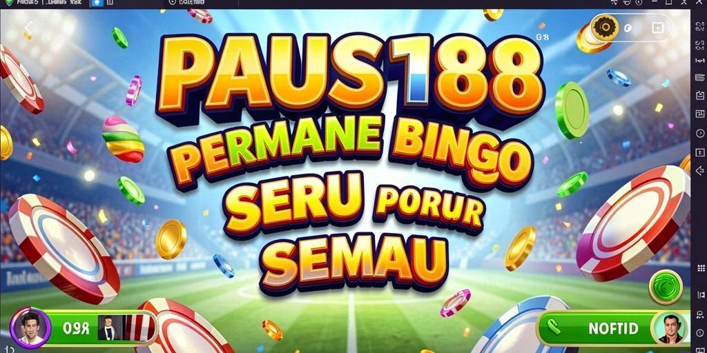 Screenshot utama PAUS188 menampilkan gameplay Bingo yang mengasyikkan.