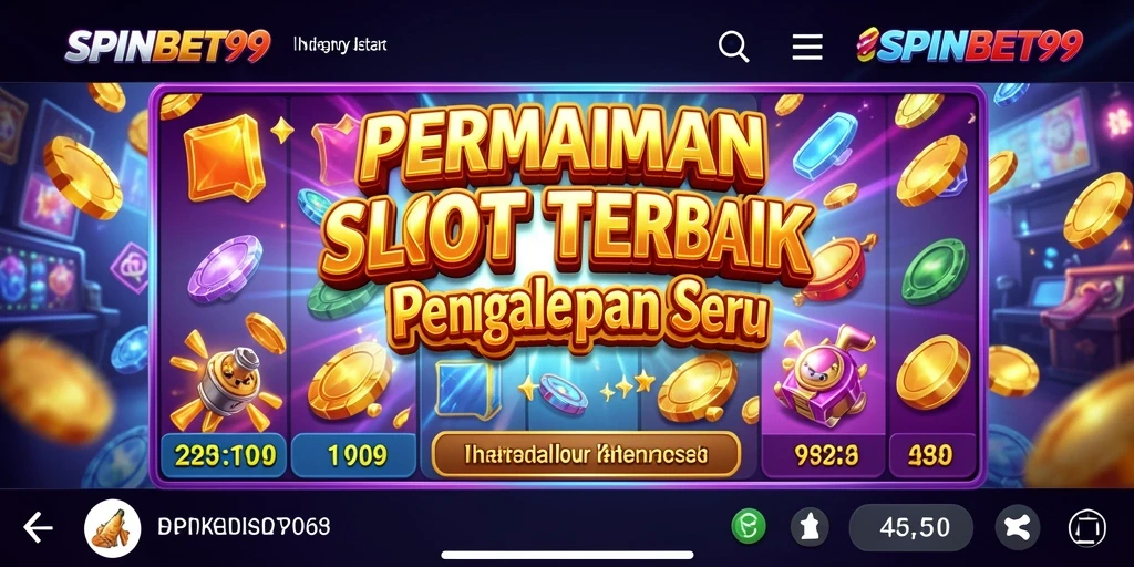 Tampilan menarik dari gameplay SPINBET99 slot yang penuh warna.