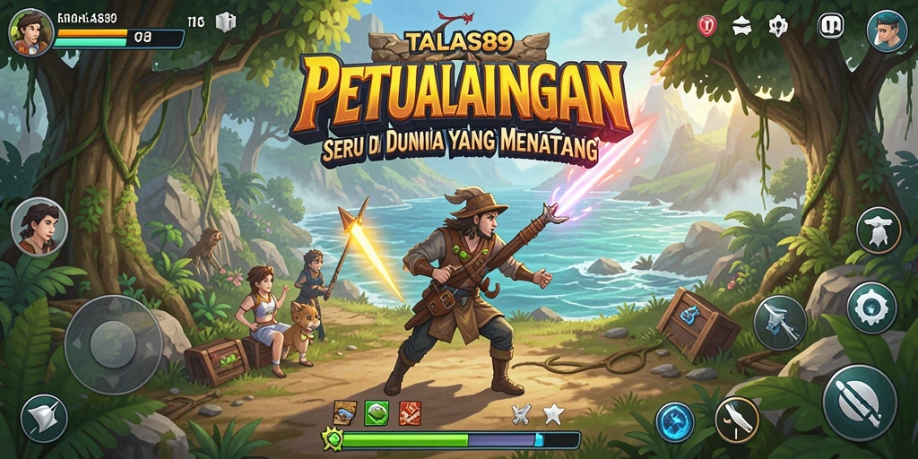 Tampilan gameplay seru dari TALAS89 dalam petualangan yang menegangkan.