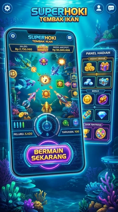 Tampilan aplikasi superhoki yang intuitif dan menarik.